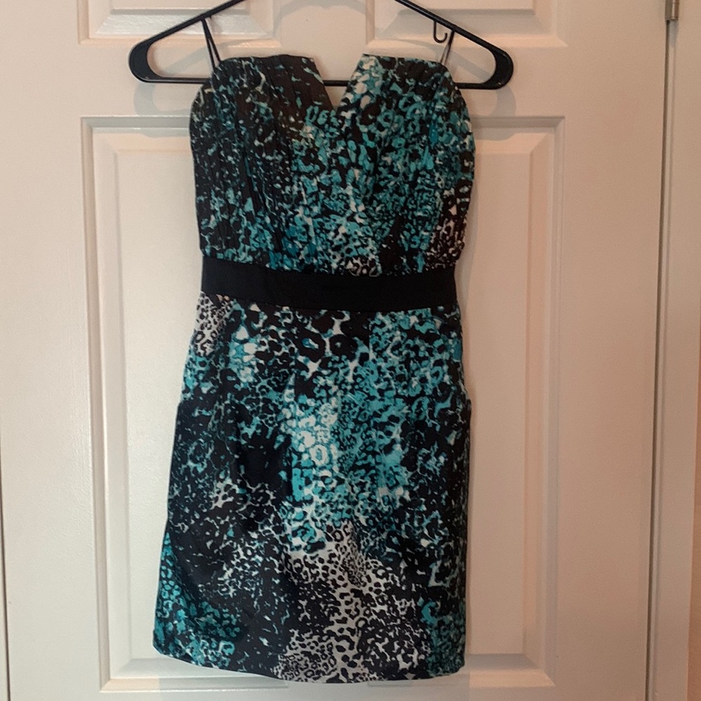 Woman’s Guess corset top maxi dress